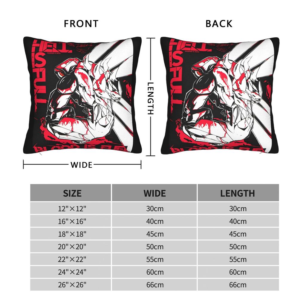 Ultrakill V1 V2 Shooting Game Pillowcase Printing Polyester Cushion Cover Decor Hell Is Full Pillow Case Cover Home Zipper