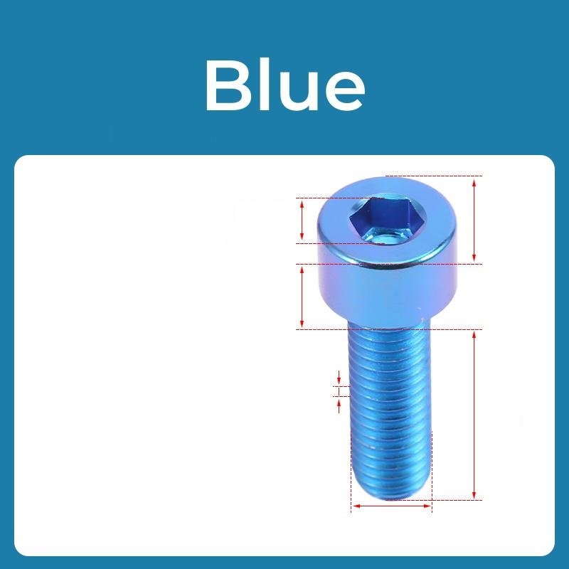 M5 M6 M8 Klasse 12.9 Kleurrijke Titaniumlegering Zeskantbout Fiets Motor Bout Fietsaccessoires