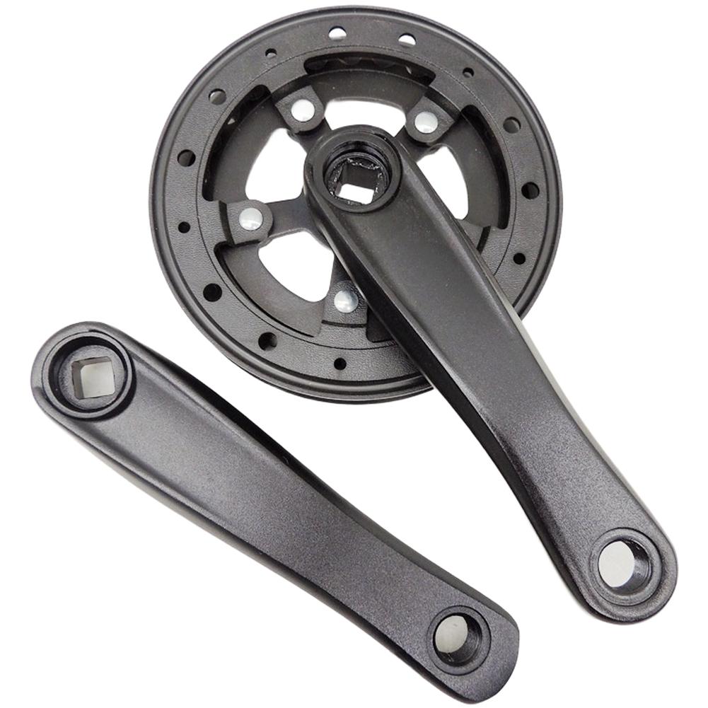 Aluminum Chainring Square Taper Crank City Commuting Aluminum Alloy Construction Lightweight Design Stable Power Transfer