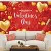 115cmx180cm Valentine's Day Photography Backdrop Romantic Happy Valentine's Day Banner  Anniversary