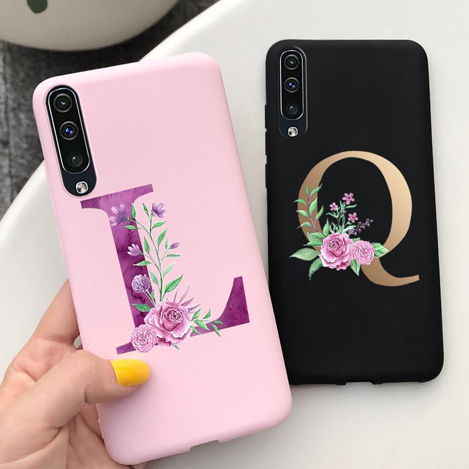 For Samsung Galaxy A30s A50s Case Soft Silicone Cute Letters Back Cover For Samsung A30 A50 s A 30 50 s Phone Cases Coque Bumper