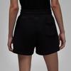 Jordan Flight Solid Logo Elastic Waist Straight Leg Shorts Women Shorts Black DZ3367-010