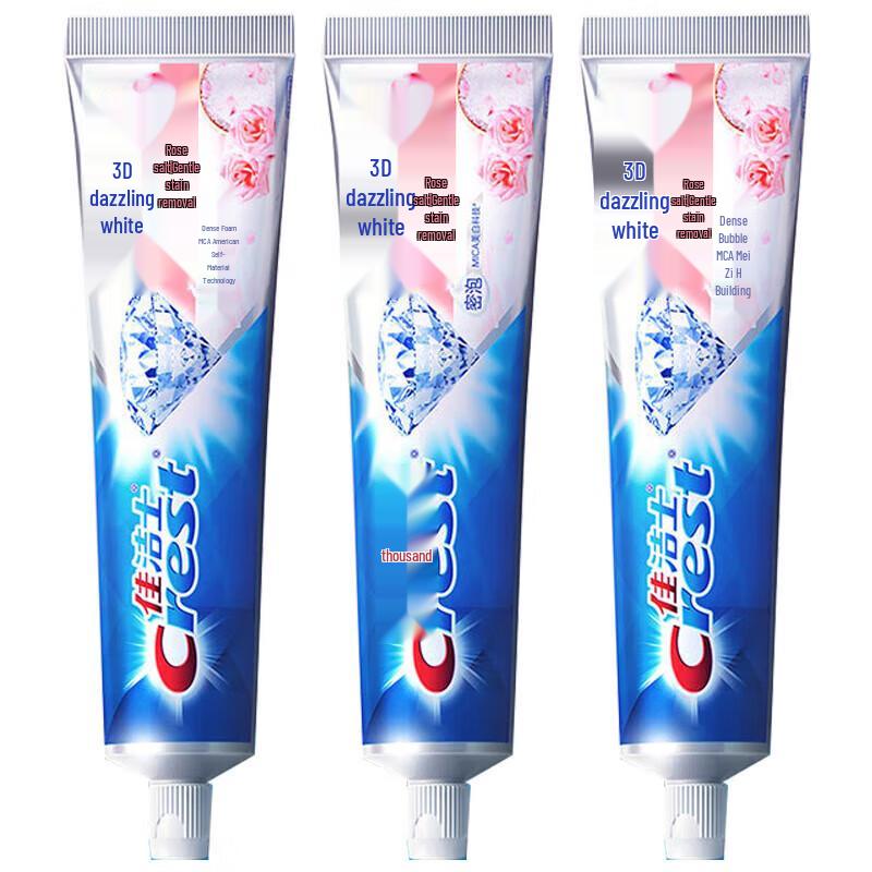 

Crest 3D White Rose Salt Toothpaste