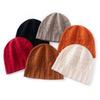 Autumn and winter new cashmere hat women's hand-crocheted thickened warm foreign style good-looking baotou hat