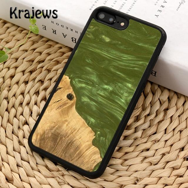 Wood Resin Marble Soft Phone Case Cover For iPhone 17 Air 16 15 14 Plus 12 13 Pro Max Coque Shell Fundas