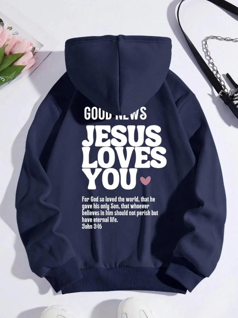 2026 Herbst/Winter Neuer Herren Hoodie mit Bären-Buchstaben-Print, Leicht dehnbar, Bequem, Vielseitige Kleidung für draußen und die Stadt