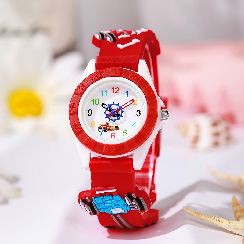 Cute Cartoon Children'S Watch Silicone Three-Dimensional Pattern Primary School Student Watch Quartz Watch Boys And Girls Gifts
