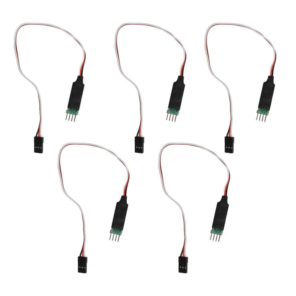 5 Stück RC Auto Blinklicht RC CH3 Steuerschalter Fernbedienungsauto Dritter Kanal Lichtempfänger