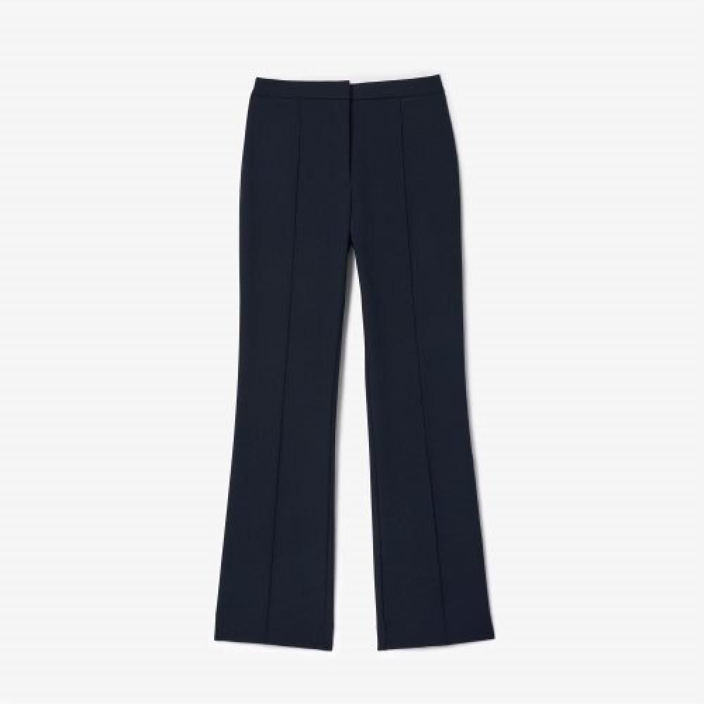 LACOSTE Women s Flare Fit Slacks [Dark Navy]