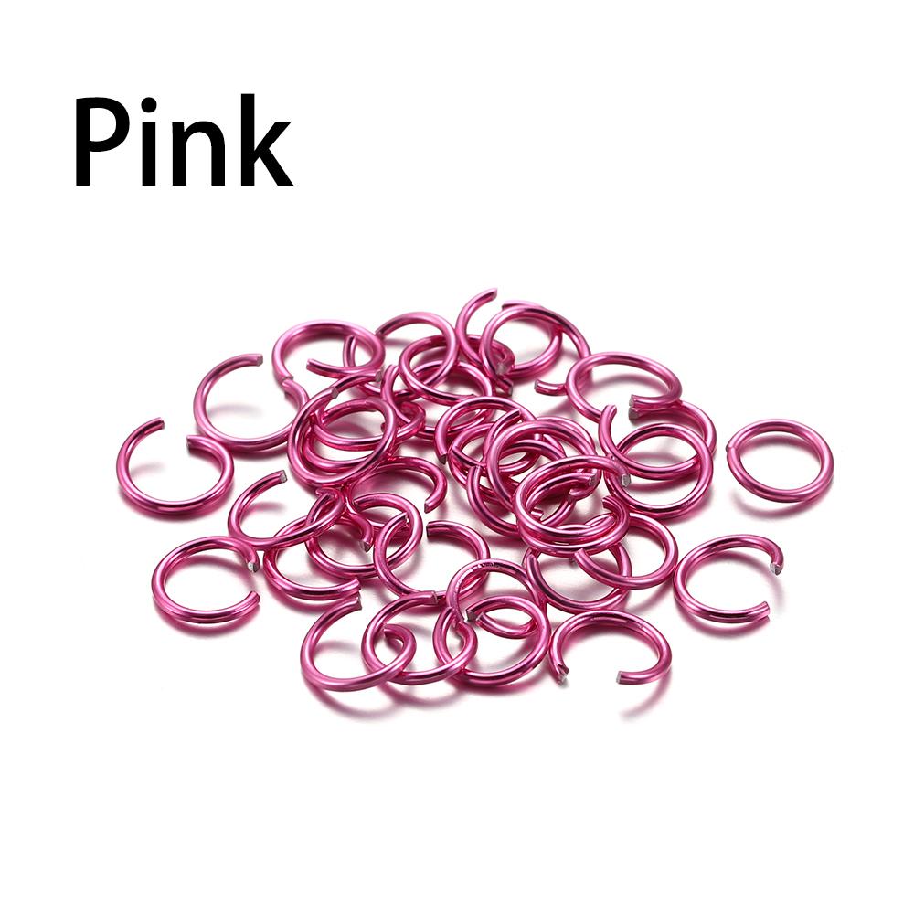

300 шт./лот 6 8 10 мм Алюмінієве м’яке відкрите кільце для стрибка Роздільні кільця Роз’єми для виготовлення ювелірних виробів своїми руками Фурнітура Витратні аксесуари 4.5mm