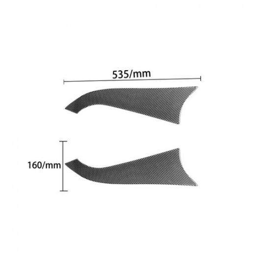 Carbon Fiber Interior Front Door Panel Cover Trim For Infiniti FX35/37/50 QX70