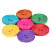 150pcs Multicolor Wooden Buttons 2 Holes DIY Craft Supplies Large Buttons Sewing Buttons  DIY Craft