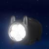 Katzen-Design Fahrrad-Frontlicht Superhell 3-Modus Wiederaufladbares Fahrrad-Scheinwerferlicht USB Wasserdichte Mini-Fahrradlampe Für Nachtfahrten