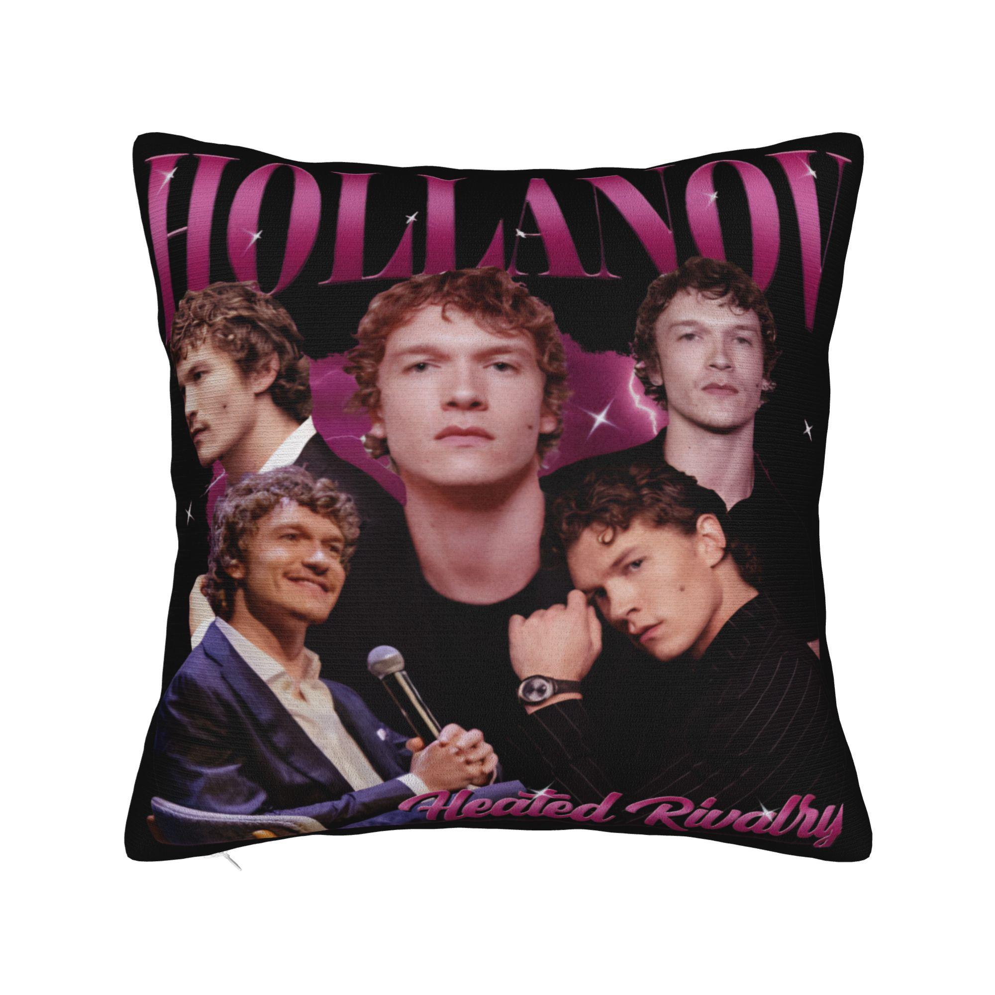 Наволочка Нагретая вражда Коннор Сторри и Хадсон Уильямс Шейн Холландер Илья Розанов Скотт Хантер Наволочка Для Офиса 12x12Inch