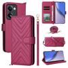 For Realme P3 Ultra 5G Case with Shoulder/Wrist Strap Leather Phone Cover Stand Wallet