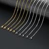 Necklace Stainless Steel Money, Couple-style Versatile Light Luxury Gold-plated Geometric Snake Bone Chain Gold Wholesale