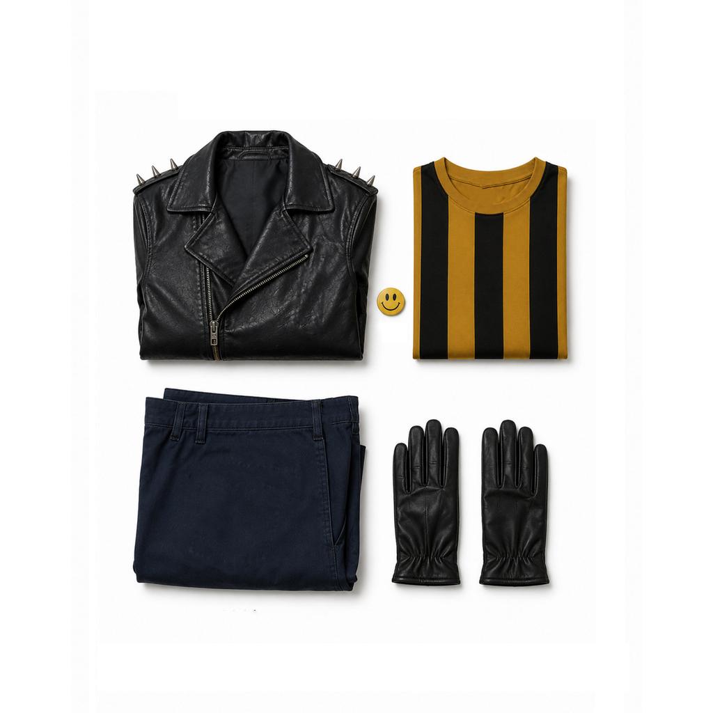 Men's Halloween Dark Costume for Stage Performance and Cosplay