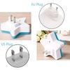 LED Stars Night Lights EU/US Plug Night Lamp Light Home Decoration Bedroom Bedside Baby Room Living Room Corridor Lighting Back Up Lights 1