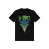 In Flames  Loose Retro Mens Pure Cotton ShortSleeved TShirt for Summer In Swedish Melodic Metal Rock Style