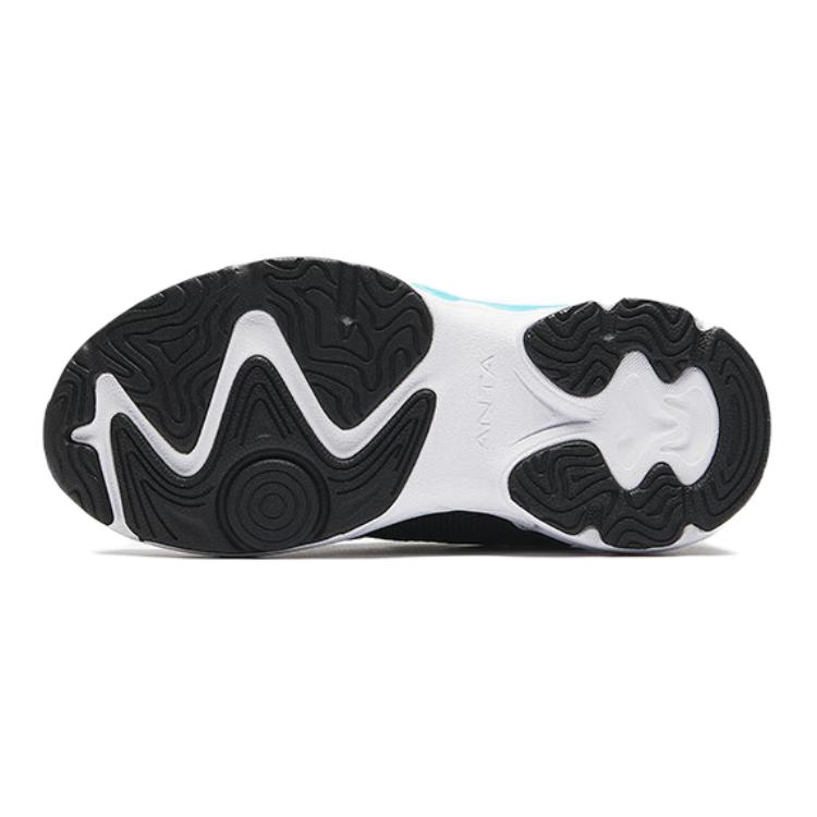 Anta Comfortable Versatile Non-Slip Wear-Resistant Low-Top Casual Shoes Kids Casual Shoes White Black 312439922-3