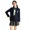 JK Uniform Three-Button School Blazer & Pleated Skirt Set