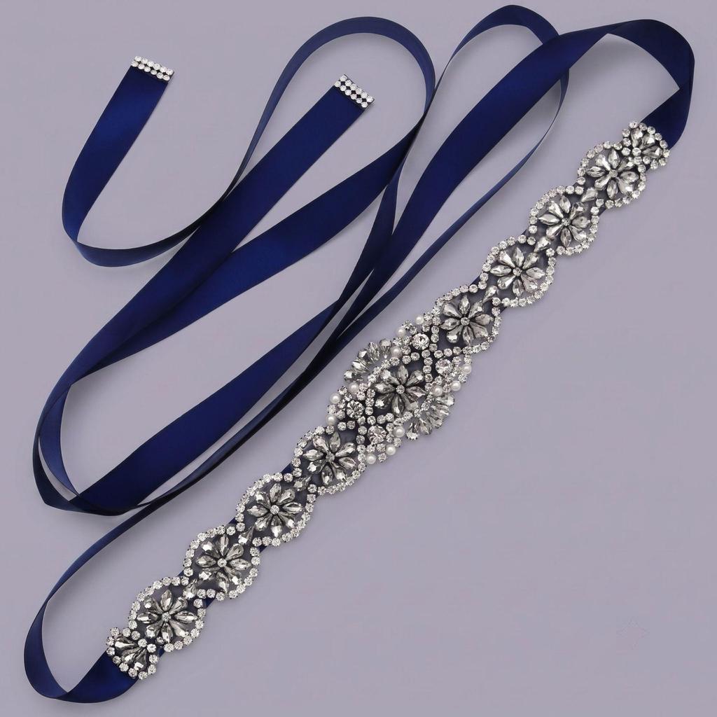 Elegant Bridal Wedding Dress Waistband - European & American Style Party Accessory