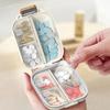 New Hot Small Premuim Portable Travel 7 Days 7 Grids Pill Container Box Cases Organizer Storage for Vitamin Medicine Fish Oils