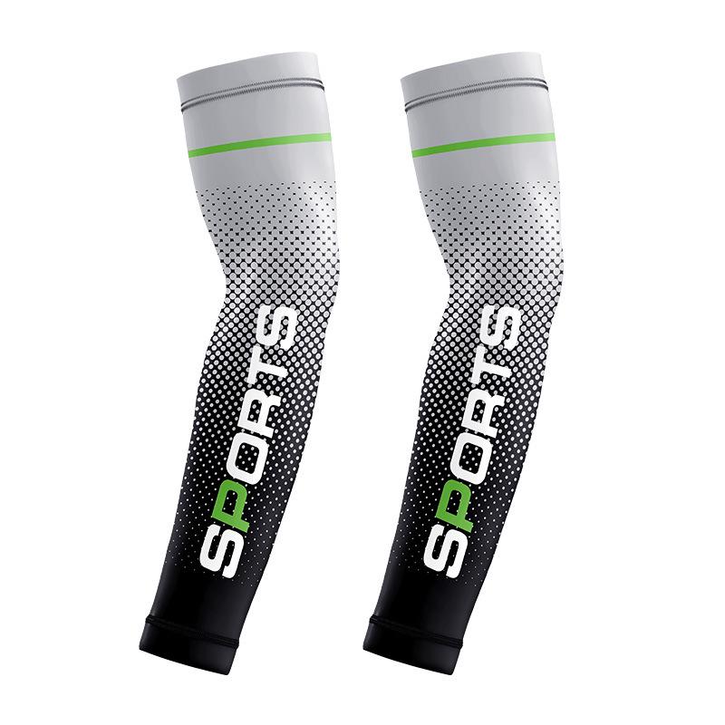 Men's Ice Silk Arm Sleeves - Cool Sun Protection for Summer Cycling, Outdoor Motorcycling, and Fishing