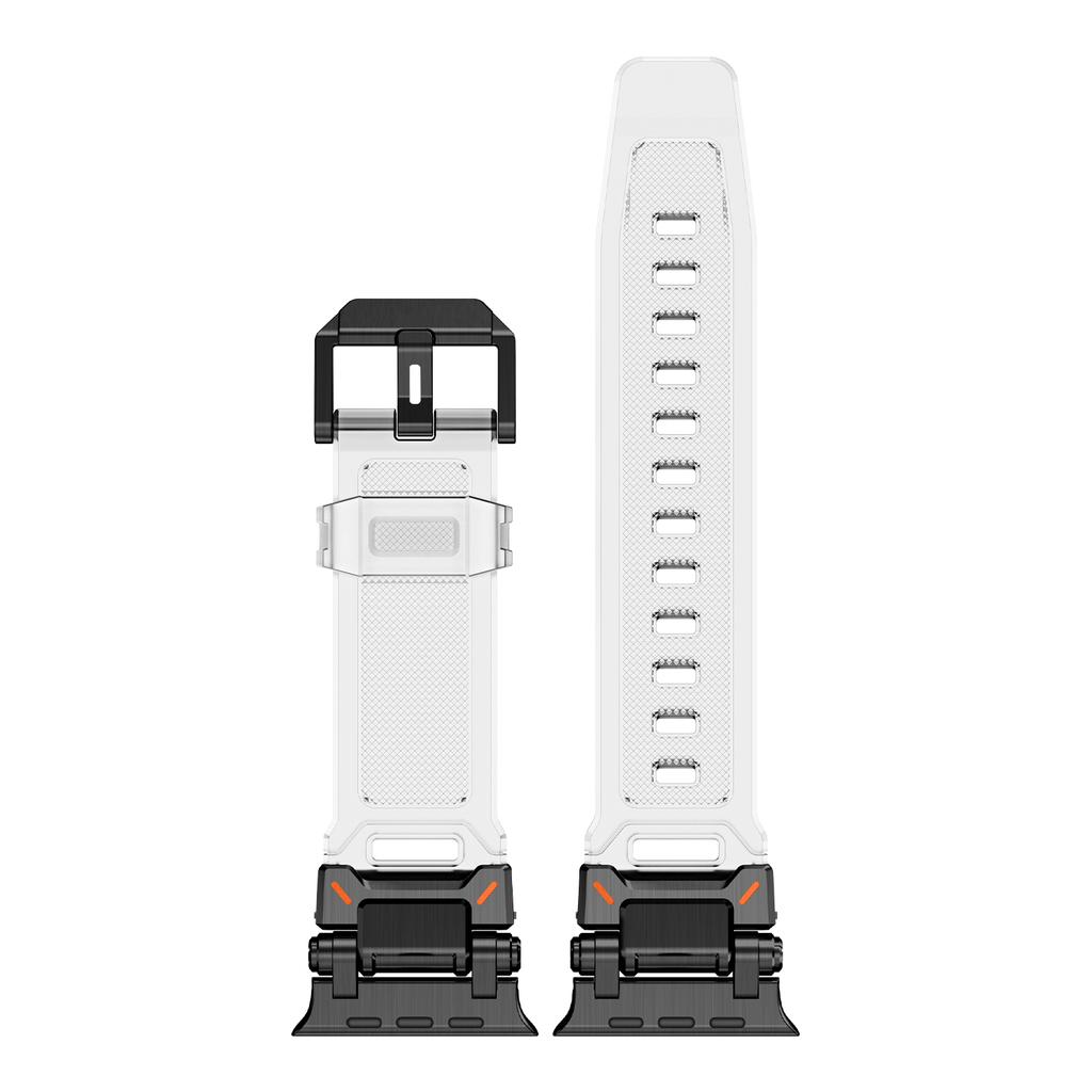 Silikonarmband+TPU-Hülle für Apple Watch Armband Ultra2 10 46mm 49mm 44mm 45mm Schutzhülle Armband für IWatch Serie 9 8 7 6 SE