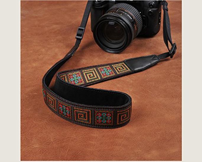 CS130 Embroidered Series Universal Cotton Camera Strap CAM8482 Cam-in