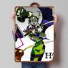 Hades Spiel Charakter Blechposter Benutzerdefinierte Wandkunst Vintage Metallschilder Retro Blechschild für Gamer Dekoration Raum Schreibtisch Dekoration