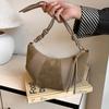 Ielgy Retro Niche High-End Frosted Dumpling Bag French One-Shoulder Messenger All-Match Commuter Croiss
