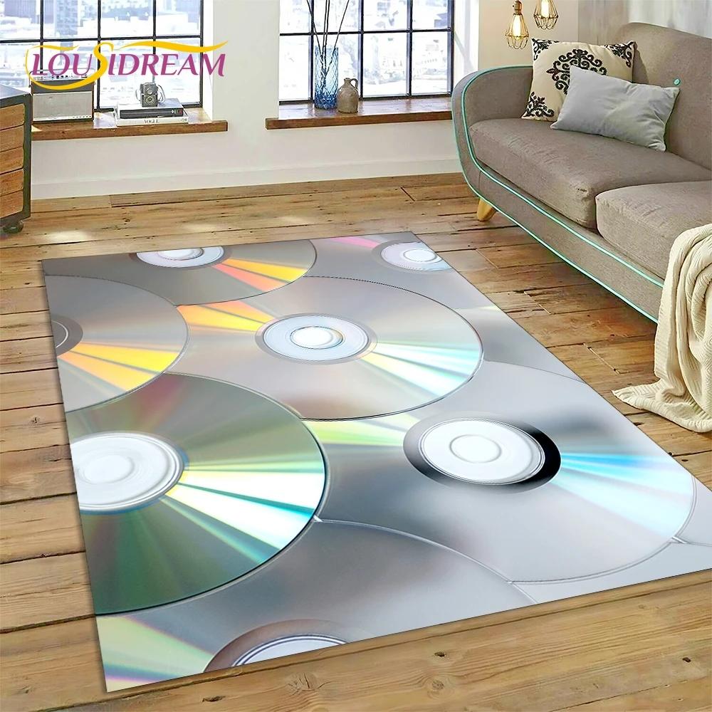Płyta winylowa Muzyka DJ Ekran taśma Dywan Dywanik do Sypialni Salon Dom Sofa Dekoracja, Dzieci Gra Duża Dekoracja Mata Podłogowa