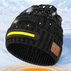 LED Lighted Beanie Hat Smart Bluetooth Connection Supporting Wireless Calls And Music Headlamp Cap Night Lighted Hat