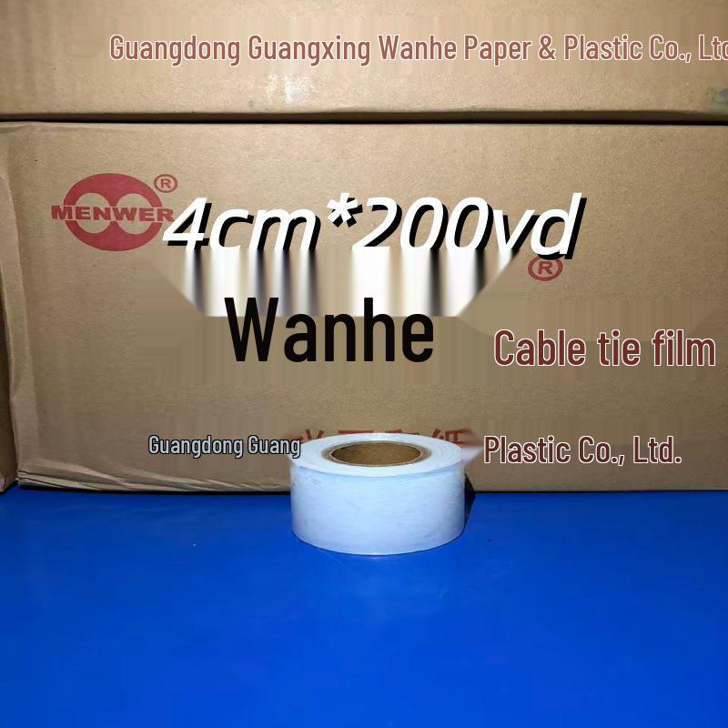 Self-Adhesive Stretch Wrap for Takeaway Packaging - Small Roll, Various Types, Industrial-Grade Protection Film