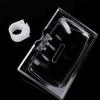 Clear Plastic Soap Dish With Not Slip Base Modern Bathroom Planner Ventilation Cavities For Quick Drying Easy To Clean Permanent Plan
