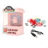Mini Arcade Machine with Lights & Sounds and 10 Capsules for Children Kids