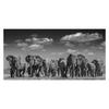Walking Elephant Home Decoration Canvas Painting Modern Light Luxury Living Room Wall Art Posters High End Picture Print Artwork