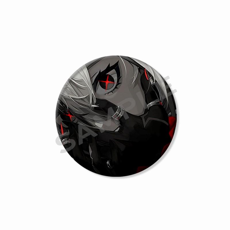Creative Game Genshin Impact Brooch Cute Arlecchino Figure Lapel Pins Backpack Shirt Clothes Accessories Badge Collectible Gifts
