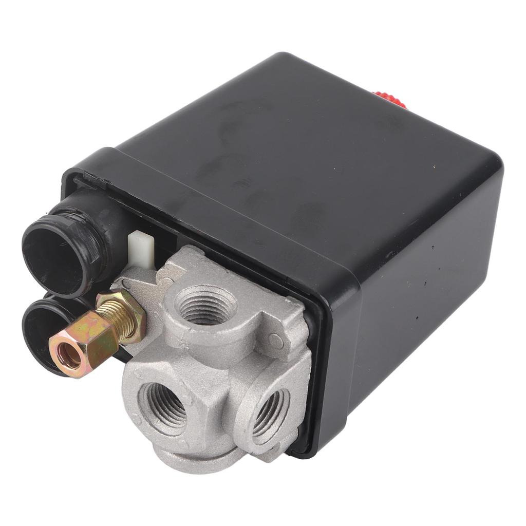 Luftkompressor Druckschalter NPT 12in 4 Anschlüsse Einstellbares Druckregelventil 90?120PSI