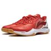 New LiNing Cushioned Slip Resistant Low Top Badminton Shoes Unisex Red AYZU011-1