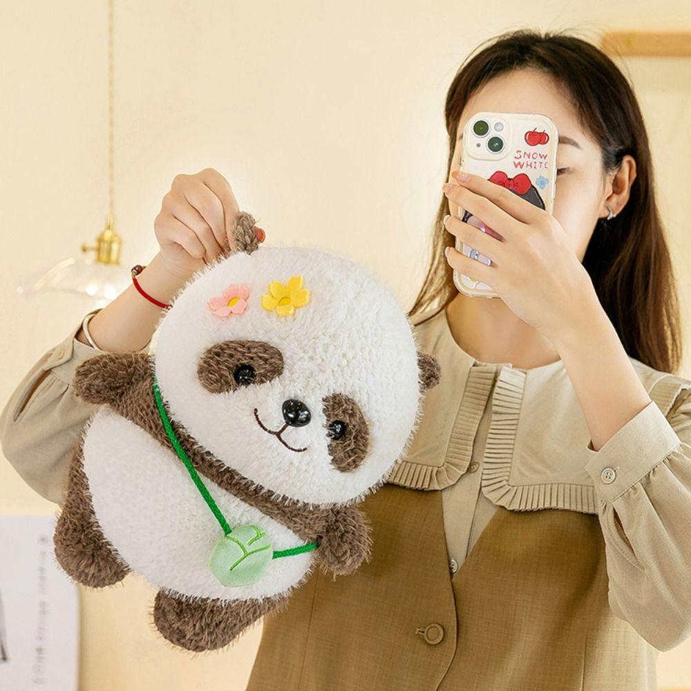 Soft Zongzi Panda Plush Doll PP Cotton Zongzi Panda Stuffed Toy  Children Girl