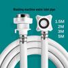 PVC Soft Water Inlet Hose for Automatic Washing Machines - Available In 1.5m, 2m, 3m, and 5m Lengths with 6-Point Connector