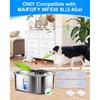 8+8 Pack Dog Water Fountain Replacement Filters Compatible with MAILOFY Dogs Water Bowl Dispenser WF530 9L/2.4GaL, Large Dog Fountain Bowl Filter for