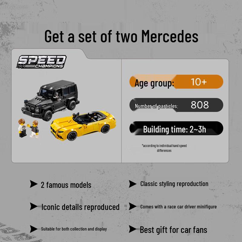 LEGO Speed Champions Mercedes-AMG G 63 & SL 63