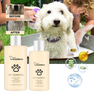 Haustiershampoo, Hundeshampoo und Fellwaschmittel zur Feuchtigkeitsversorgung, Reinigung und Pflege von Tierhaaren, 300 ml