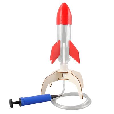 Pädagogische DIY-Wasserraketenmodelle: Wissenschaftsexperimente und Bastelprojekte mit Holzmaterialien für Schüler