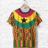 Ghana Nationa IndependenceDay 3D Printed T Shirt The Republic-of Ghana Emblem Flag Graphic Tee-shirts For Men Mens Clothing Tops