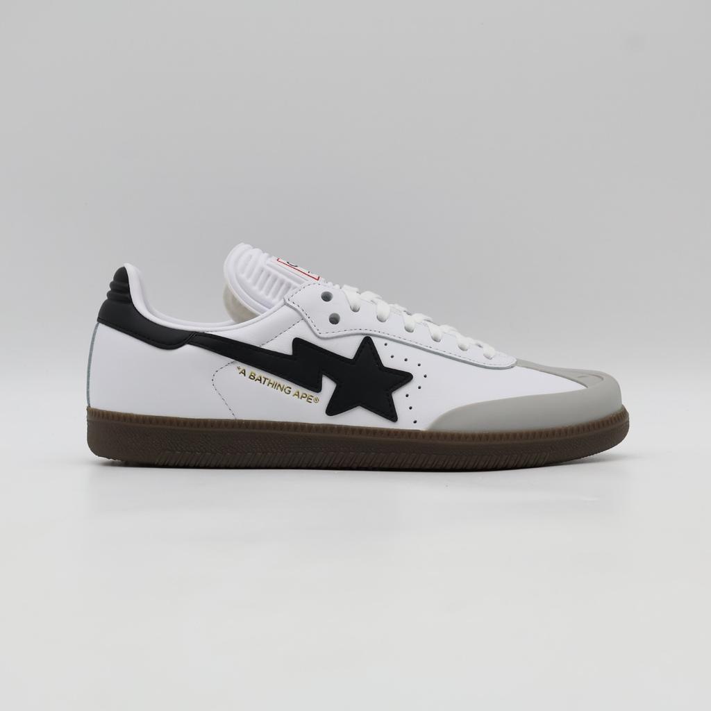 JR9245 A BATHING APE adidas Originals Samba Cloud White Core Black Gum (Men's)