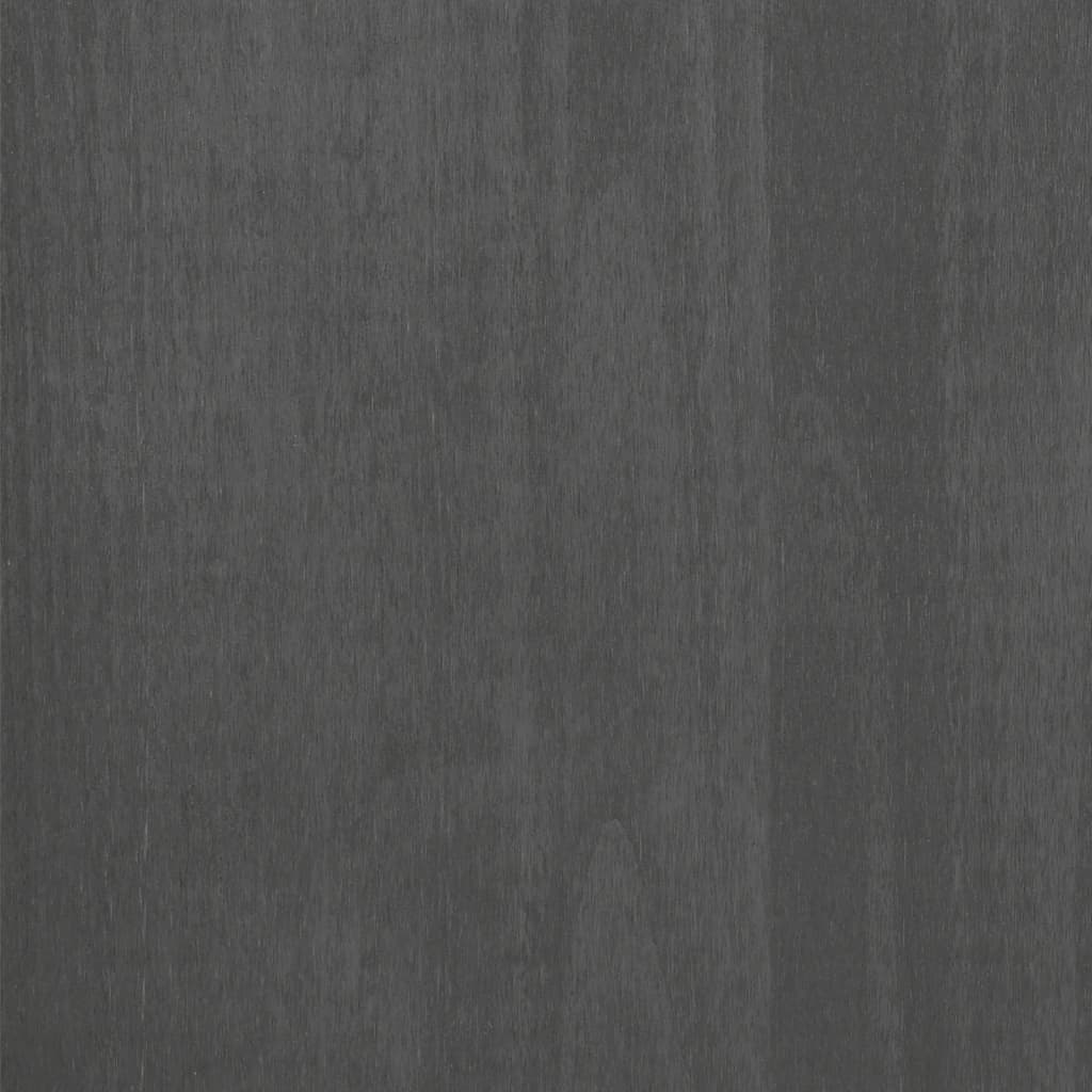 Vidaxl Szafka Hamar, Ciemnoszara, 85X35X80 Cm, Drewno Sosnowe